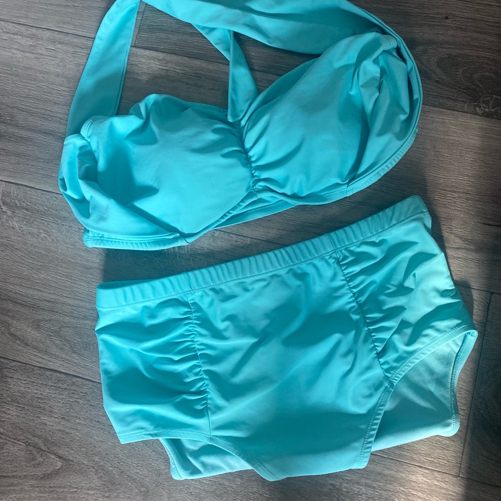 Teal Swimsuit two piece